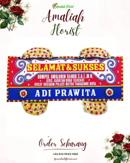 Papan Bunga Ucapan Selamat Singingi